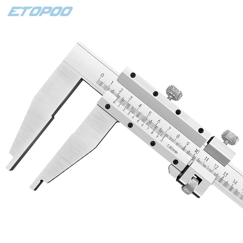 Zacisk otwarty noniusz 0-600mm 0-500mm Laser ze stali nierdzewnej noniusz zacisk pomiarowy mikrometr narzędzie pomiarowe mikrometr