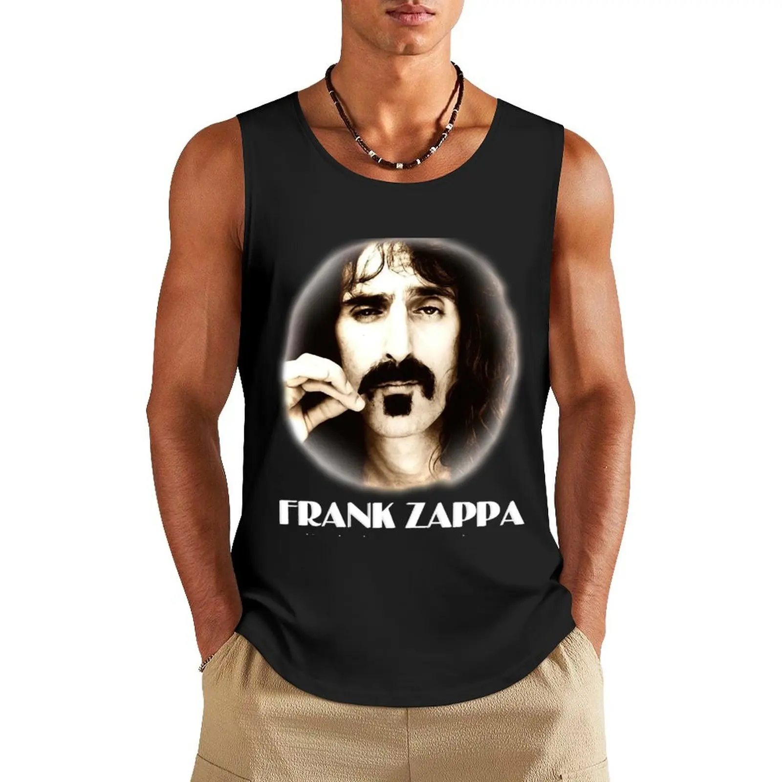 Fránk music Záppà-Fránk music Záppà the torture never stops Round neck Unisex Tank Top Men sleeveless tee male top clothing men