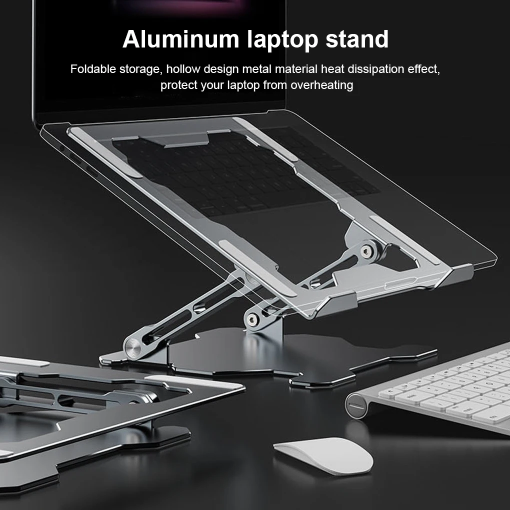 Laptop Stand Tabletop Aluminum Alloy Desktop Holder Computer Accessory