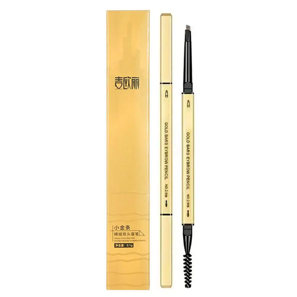 Crayon EyebloggPen étanche pour femmes, stylo EyebloggPen, petite barre d'or, cosmétique de beauté, outil cosmétique, 5 couleurs, W6K9