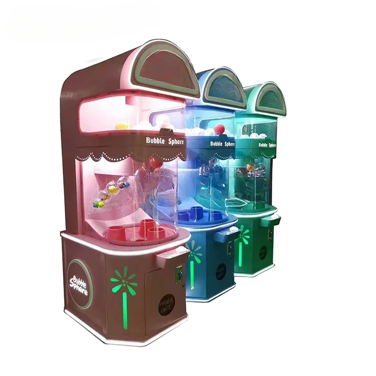 Playfun coin-operated brazil shopping mall  arcade street bubble sphere gashapon  ball  toy  gift vending prize  machines