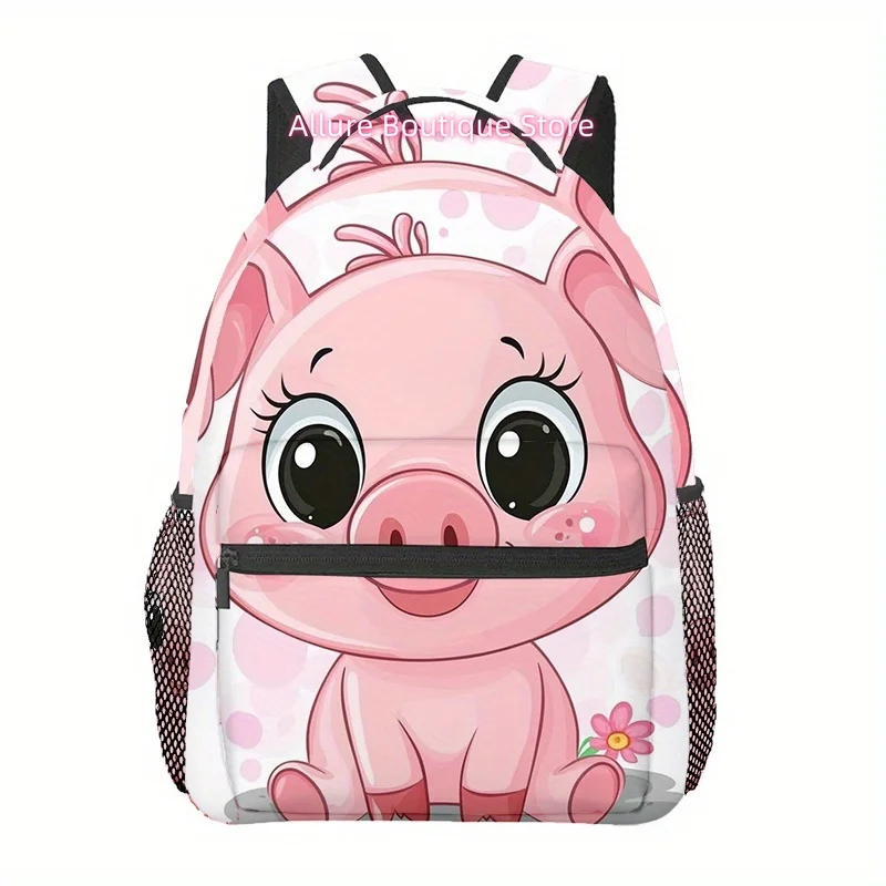 Cute Pig_1 (3) Outdoor Sports Backpack, Travel Backpack, Adjustable Comfortable Shoulder Strap Sports Backpack Suitable for Hiki