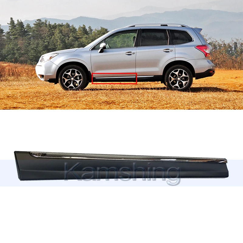Kamshing Car Front Door Trim Panel For Subaru Forester 2013-2018 Front Door Lower Protection Board Door Anti-Collision Strips