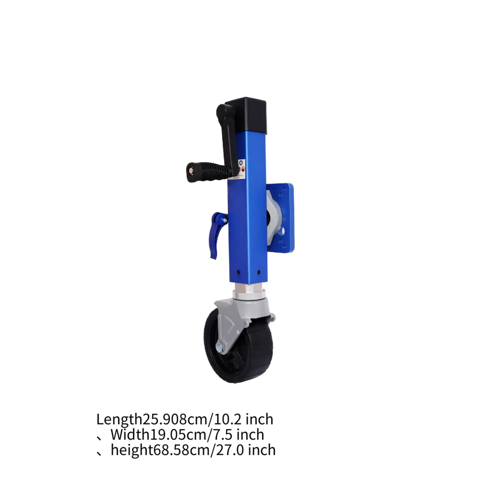 High Capacity Car Jacks Aluminum Blue Trailer Jack 3x5 Inch Tongue Swivel Lift for Boat Marine