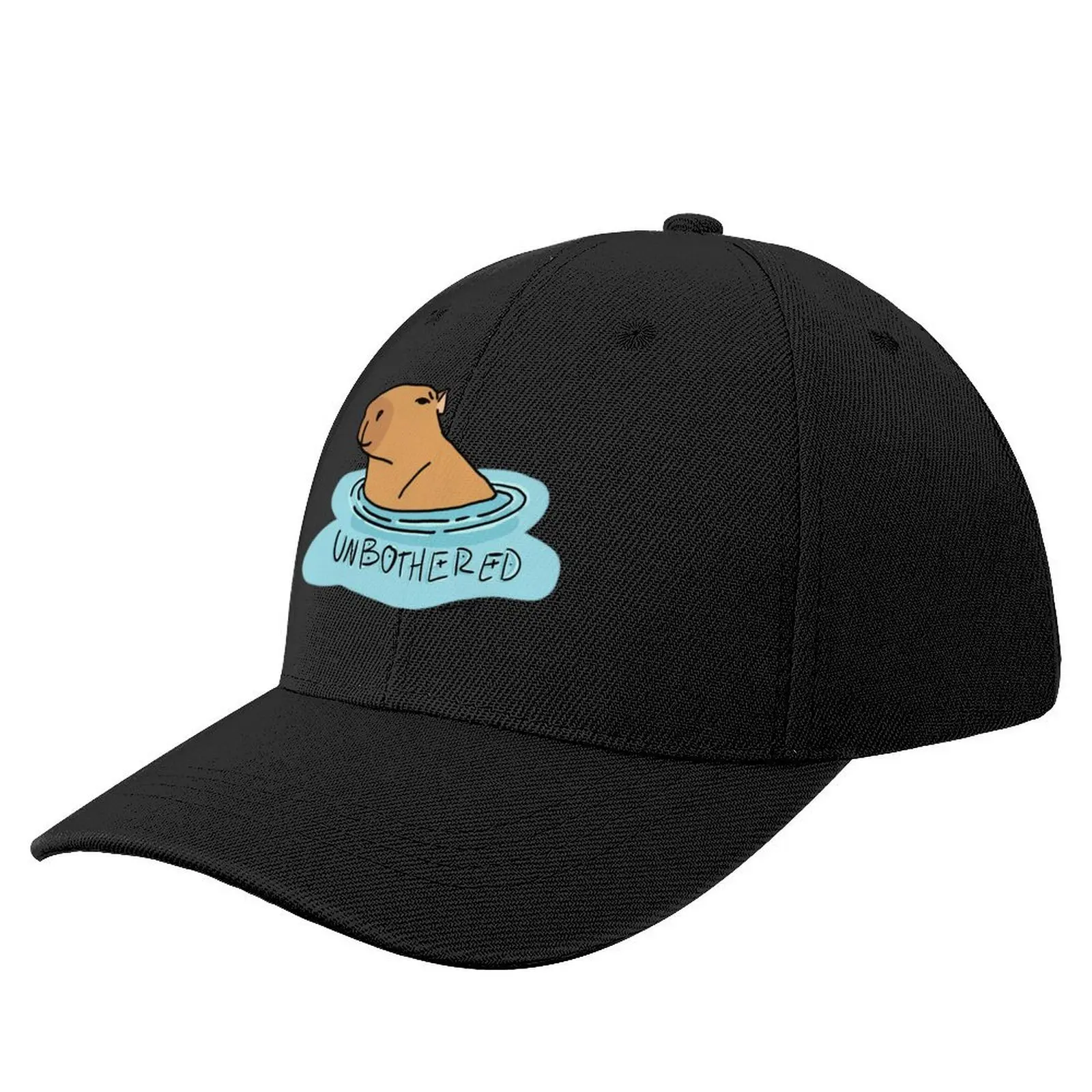 Unbothered Capybara Baseball Cap Hat Man For The Sun Luxury Brand Mens Hats Women's