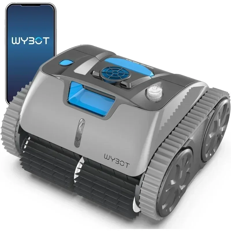 Wybot Wand klettern Roboter Pool reiniger mit App Smart Navigation Technologie LED-Anzeige automatische Pool Vakuum Inground Pools