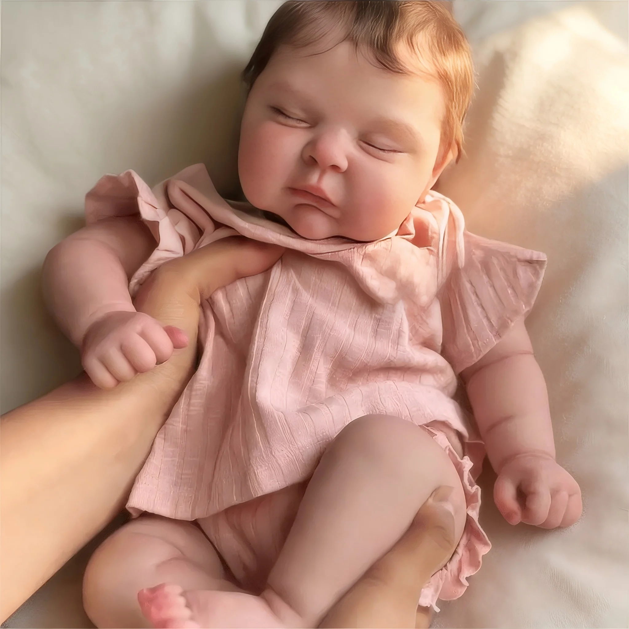 Bambole Reborn da 18 Pollici - Neonato Realistico, Corpo Morbido e Appesantito, Adorabile Bambola Snodabile Realistica - Regalo per Bambini dai 3 Anni in su