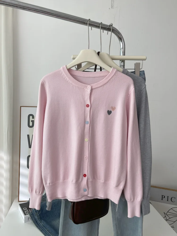 Sueter Feminino, suéteres de moda, suéter tejido blanco con cuello redondo, cárdigans para mujer, suéter de punto de manga larga, cárdigan, Tops para mujer Q1088