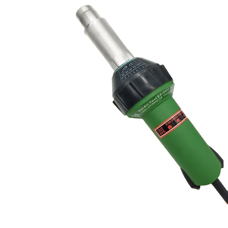 

XINDINGFENG XDF-ST1600W 1600W Digital Display Temperature Adjustment Hot Air Plastic Welding Gun PVC Advertising Equipment