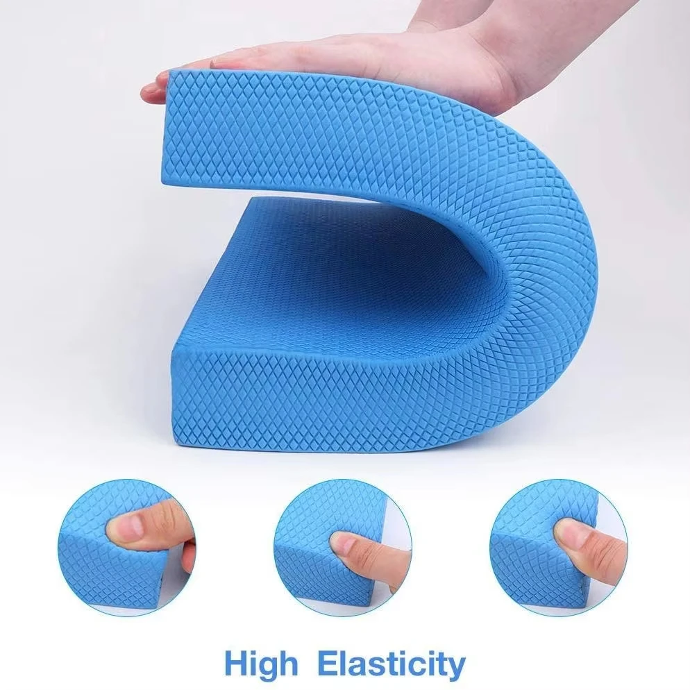 TPE 5cm Thick Yoga Balance Mat High Density Non-Slip Exercise Mat for Core Training Plank Kneeling Fitness for Home Workouts