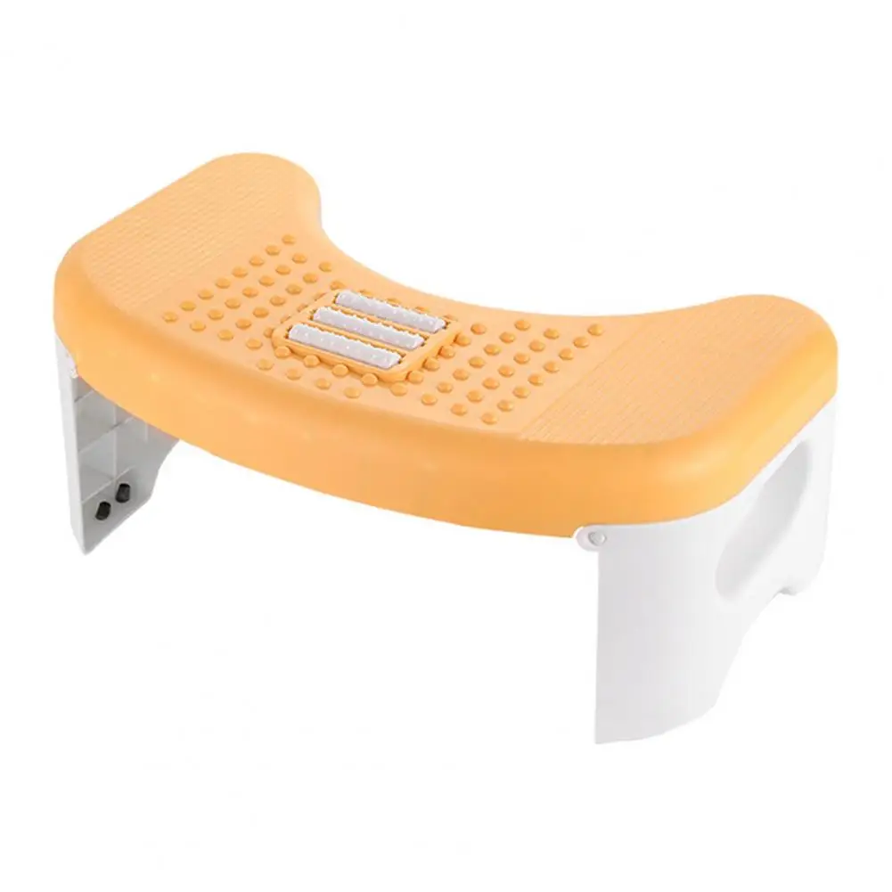 Repose-pieds de forme circulaire pour toilettes, rouleau de massage pliable, repose-pieds universel, fournitures pour la maison