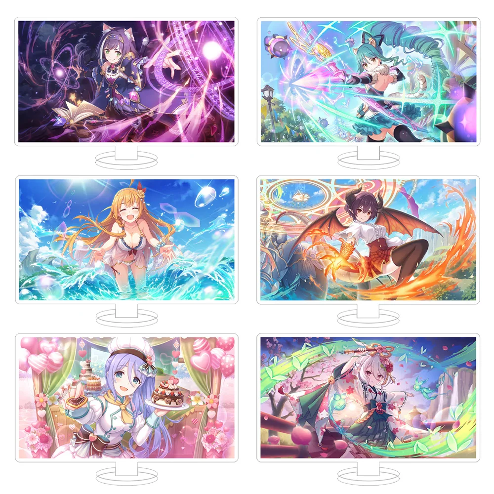 

princess connect! re:dive character wallpapers Misogi Rima Anna Mitsuki Suzuna Kaori Mimi Kuuka Acrylic stand desk ornament Toy