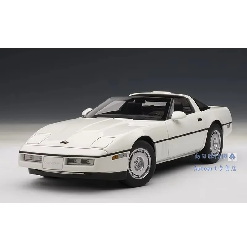 Autoart Car Model 1/18 Corvette C4 1986 Car Model Customized Alloy