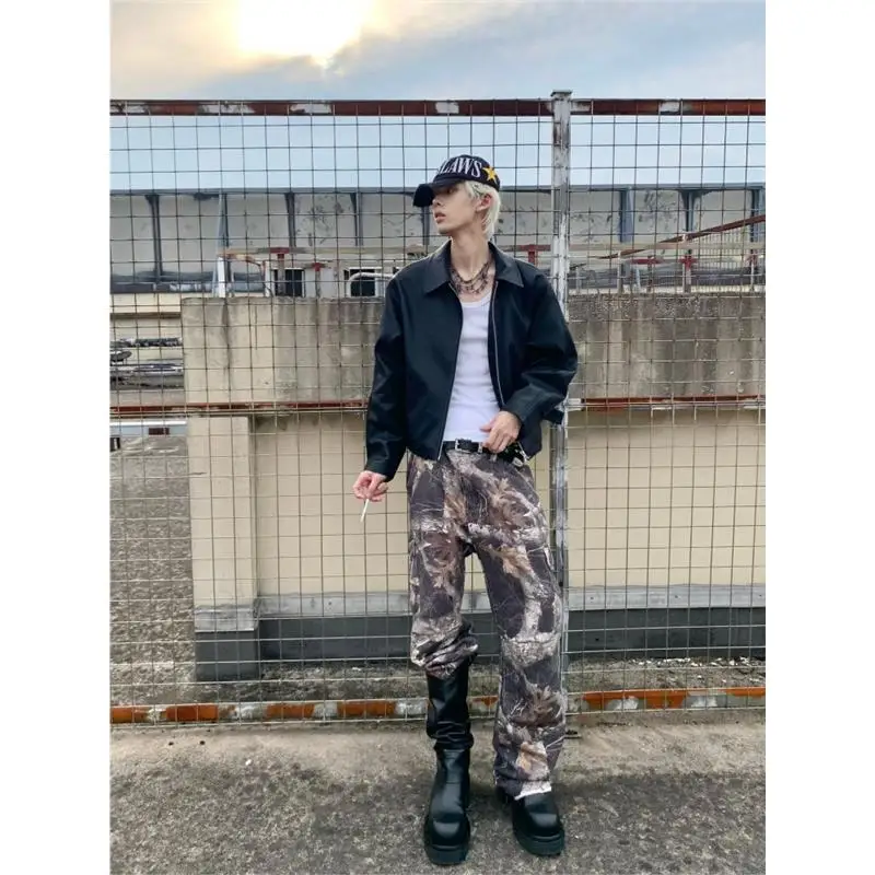 

Модное пальто из текстурированной искусственной кожи в стиле High Street, черное, свободного кроя, с красной подкладкой, удлиненное, приталенное, от Ankela