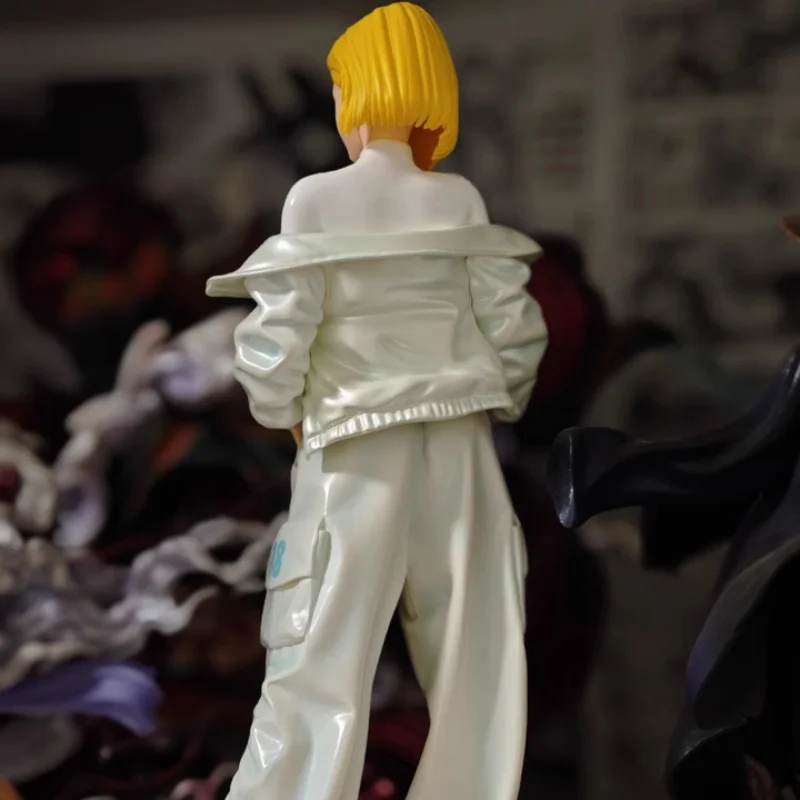 سبعة لعبة دراغون بول الرسوم المتحركة Jt رجل صنع الشكل 18 يدوية الصنع الجمال تمثال أنيمي بولي كلوريد الفينيل نموذج الديكور الرسوم المتحركة المحيطة