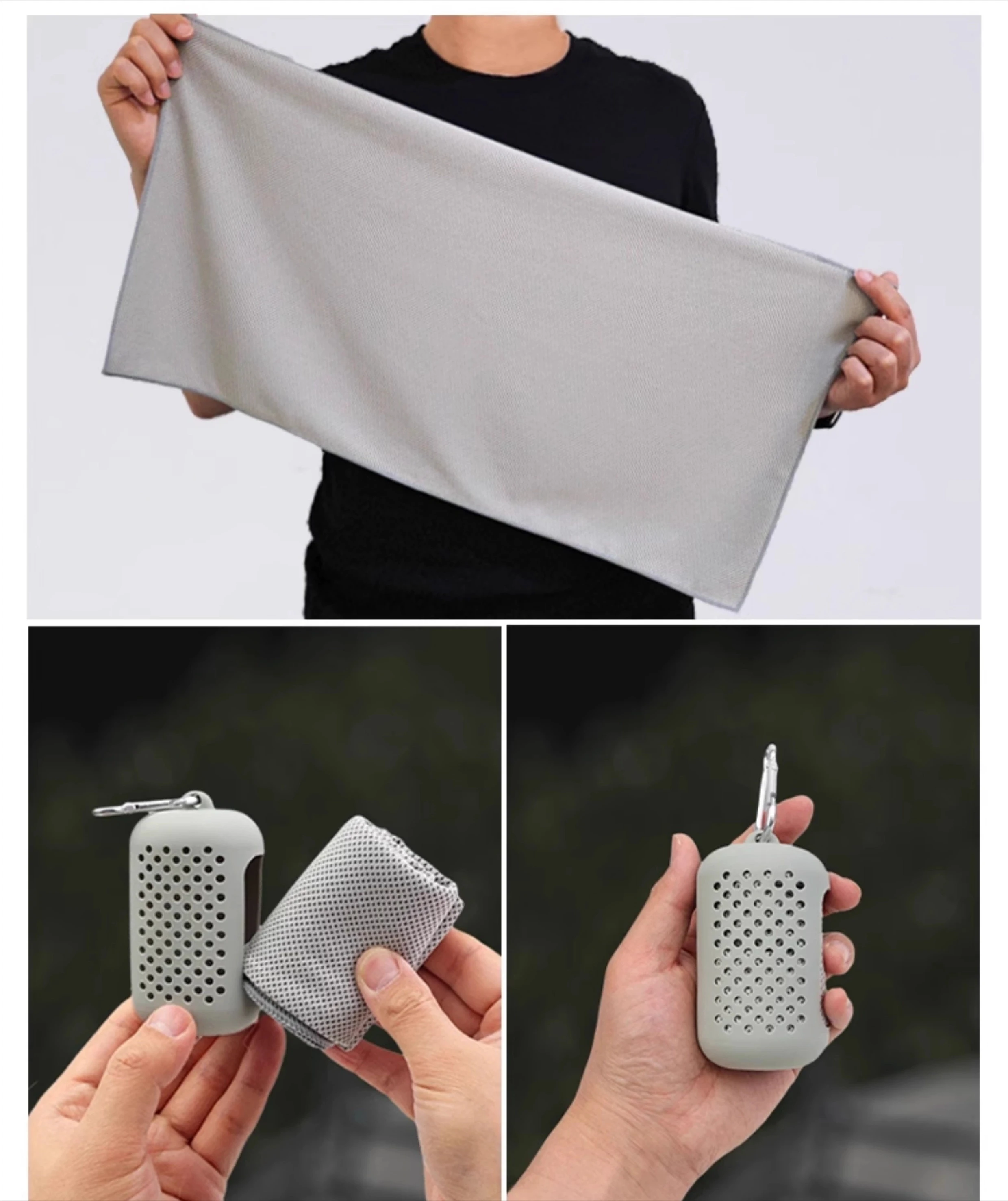 

30X80CM Cool Sport Towel Sweat Absorber Quick Drying Running Outdoor Mountaineering Travel Portable Wrist Sweat Wiping Tool