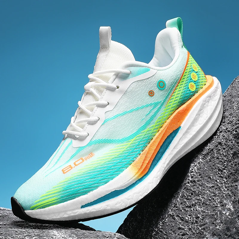 

2025 New Women and Men Running Shoes Breathable Jogging Sneakers Shock-Absorbant Outdoor Sneakers Low Top Trail Running Shoes