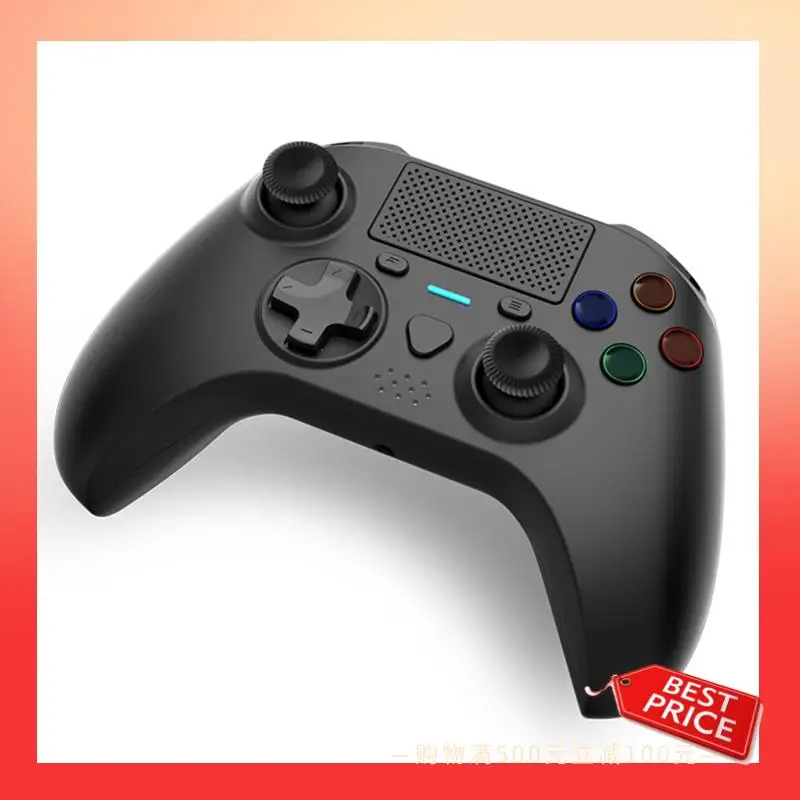 

ABNR For PS4 Wireless Controller Console Gaming Controller Bluetooth Gamepad With RGB Dual Sense Vibrate Black