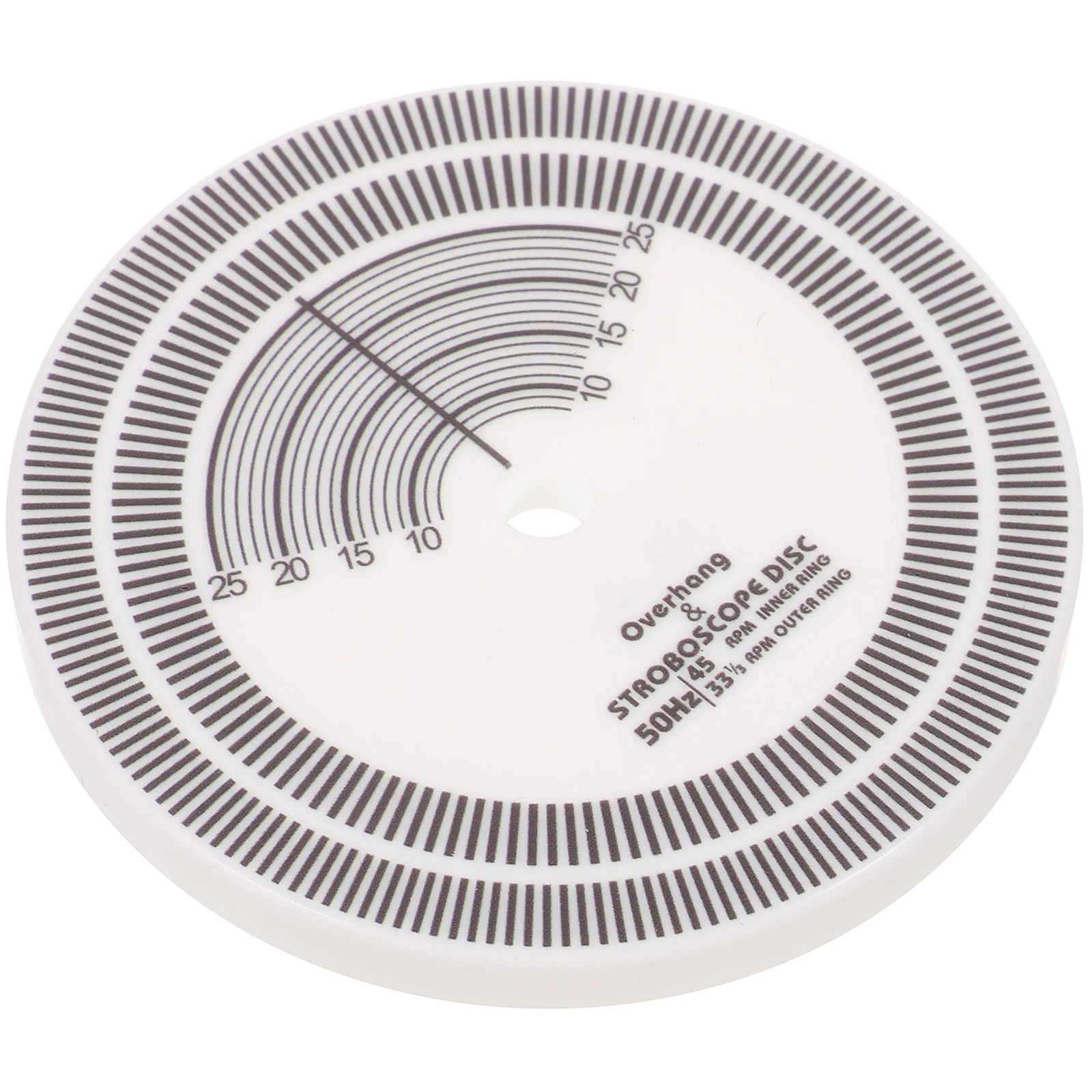 

Ring Machine Speed Tester Calibration Disc for Vinyl Record Turntable Player Ruler Meter Detection