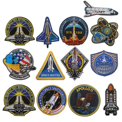 Vintage Original Apollo 11 Voyager Emblems Back Space Patch Collage USA Missionen Applique Set 1 7 8 9 10 11 12 13 14 15 16