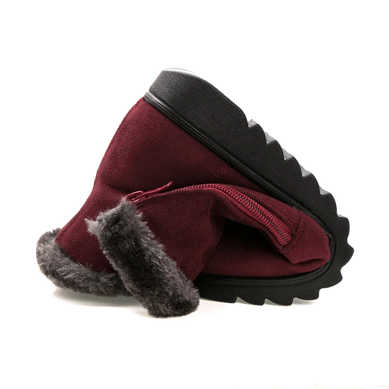 2023 Woman Shoes Woman Winter Snow Boots Warm Ankle Boots Platform Rubber Female Boots Winter Snow Footwear Lady Low Heel Shoes - Image 6