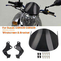 Motorcycle Windscreen For Suzuki BK400 BK600 GSR400 GSR600 GSR BK 400 600 2006 - 2012 Windshield Wind Deflectors Covers Bracket
