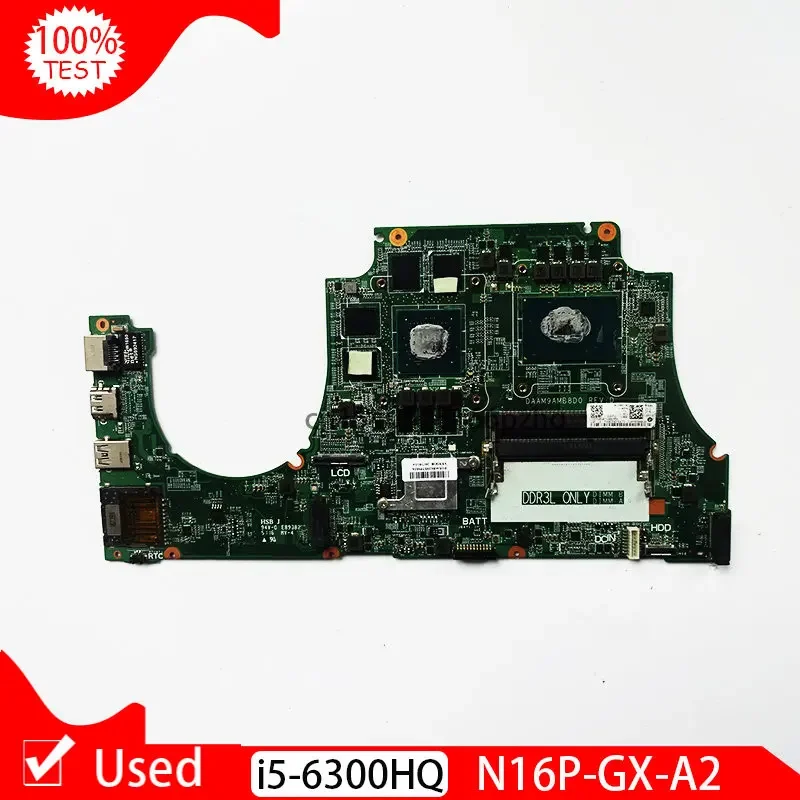 

Б/у материнская плата для ноутбука DAAM9AMB8D0 I5-6300HQ GTX960M для Inspiron 15 7559
