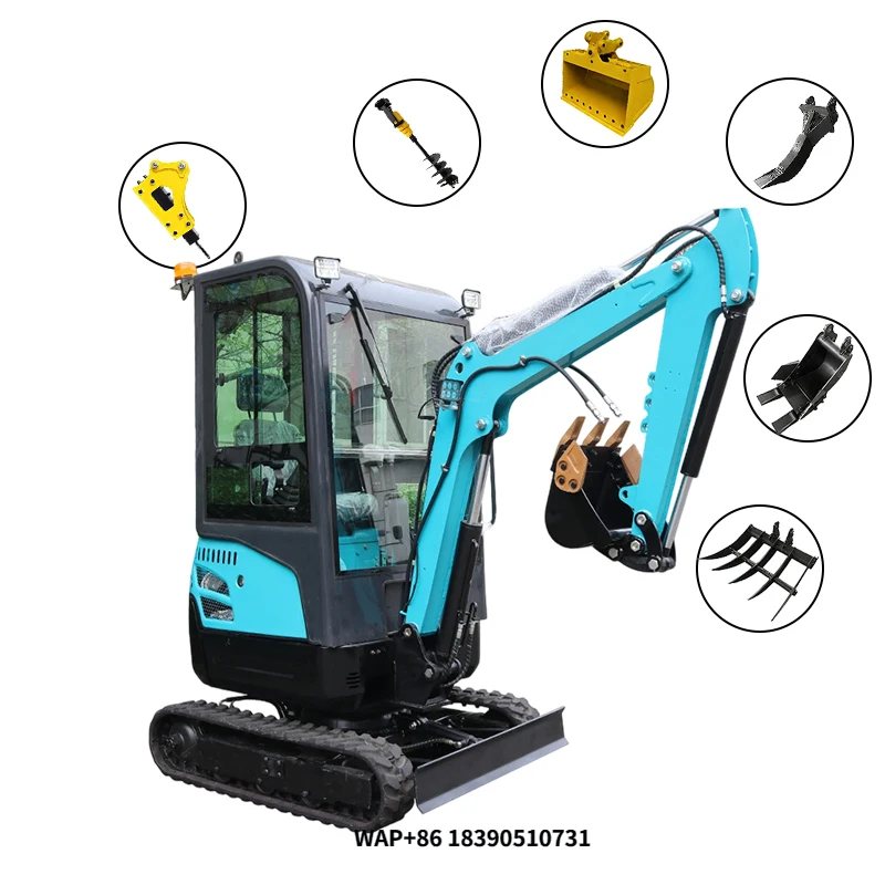 Kubota Excavators EPA Engine 3.5 Ton Home Small Digger 1 Ton 2 Tons New  Mini Excavator Machine for Sale