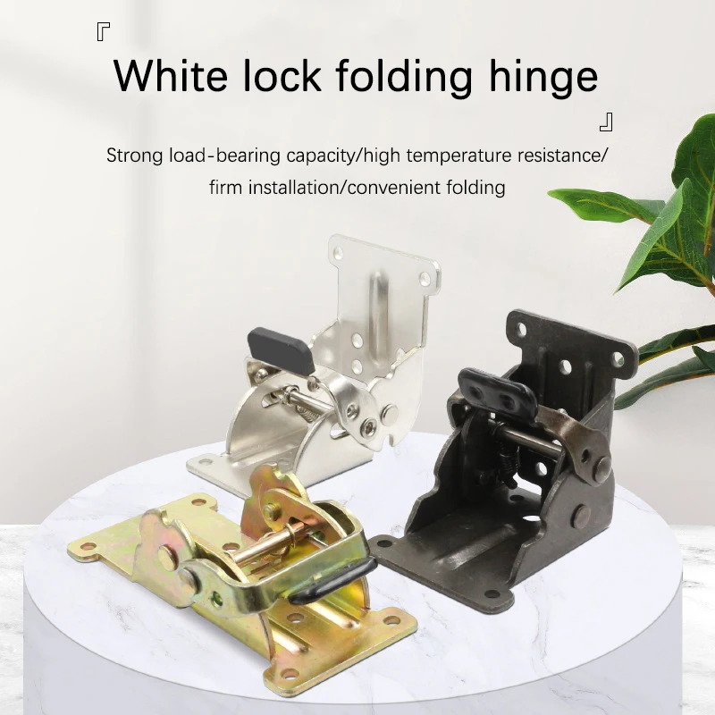 Iron Folding Support Frame Self-Locking Hinge Table Leg Fittings For Folding Legs Tool