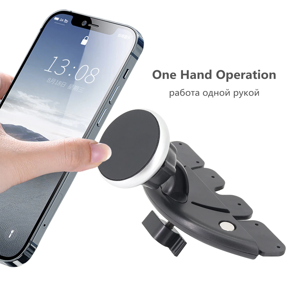 CD Slot Car Phone Holder Universal Car Mobile Phone Stand Support for iPhone 11 Pro Max Samsung Huawei Magnetic Car Phone Mount