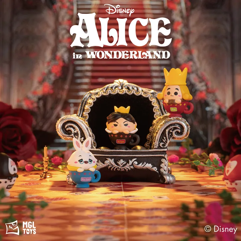 

Подлинные приключения Алисы в стране чудес серии слепая сумка мини-боб милая зернистая слепая коробка комната настольный декор подарок на день рождения прекрасный