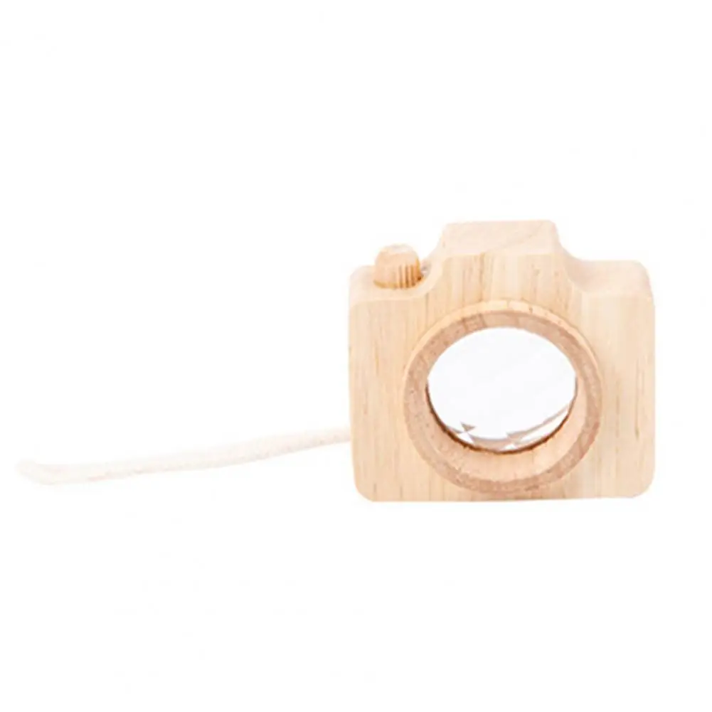 Przydatna wykwintne wykonanie drewniana kalejdoskopowa imitacja aparatu formowana klasyczna kalejdoskopowa zabawka rozrywkowa