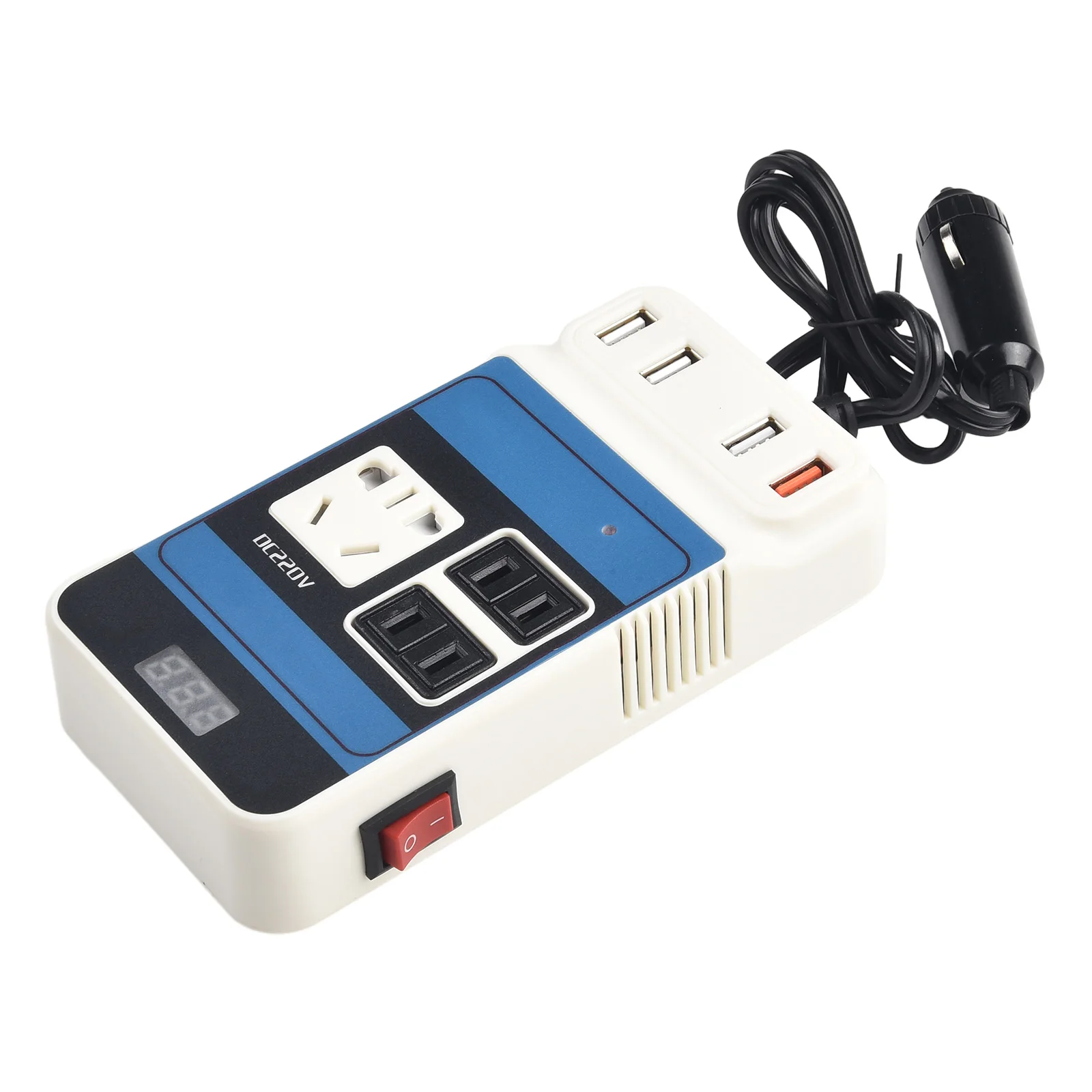 Parts & Accessories Car Inverter 1500W 1PACK/1PCS 4 Ports ABS Hot/Easy To Install Practical To Use High Quality