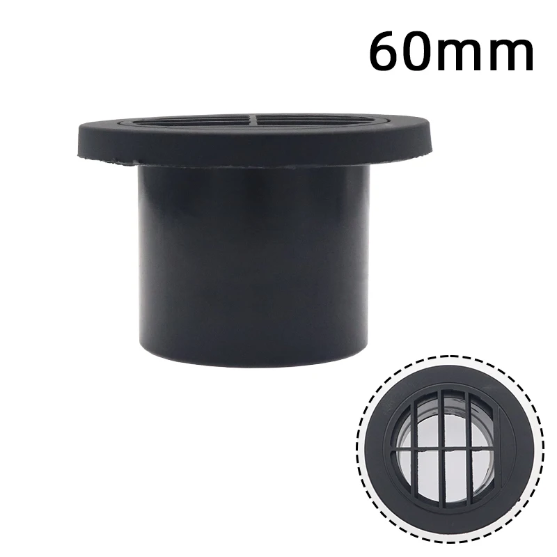 60mm/70mm/90mm Ventilation Duct Round Head Pipe Outlet Exhaust Joint Connector for Webasto Eberspaecher Diesel Parking Heater