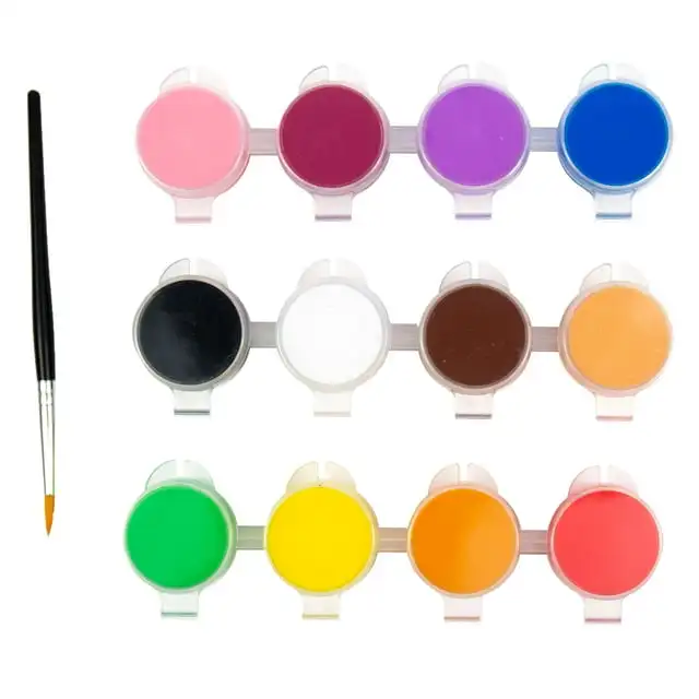 

Hello Hobby Primary Colors Acrylic Paints & Paintbrush