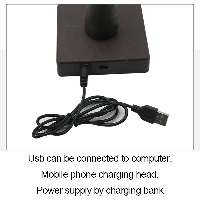 55 سنتيمتر الإبداعية LED الجدول مصباح شجرة النخيل USB نبات اصطناعي ديكور مكتب أضواء المنزل غرفة نوم السرير ليلة مصباح الديكور مصباح #6