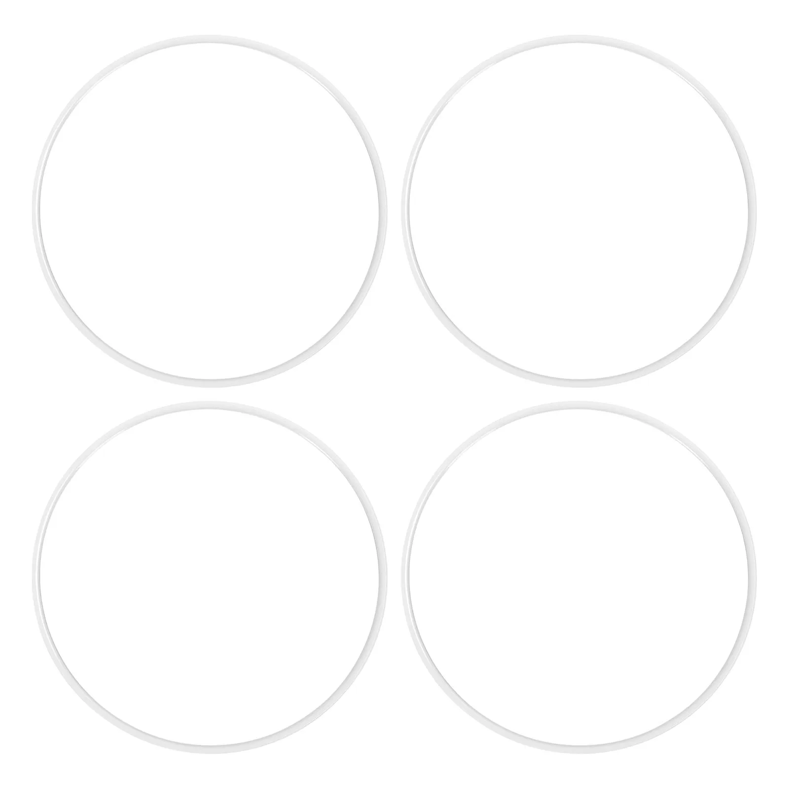 

4PCS 20 Inch Wheel Rim Protectors Self Adhesive Aluminium Alloy Scratch Protection Wheel Rim Guard White