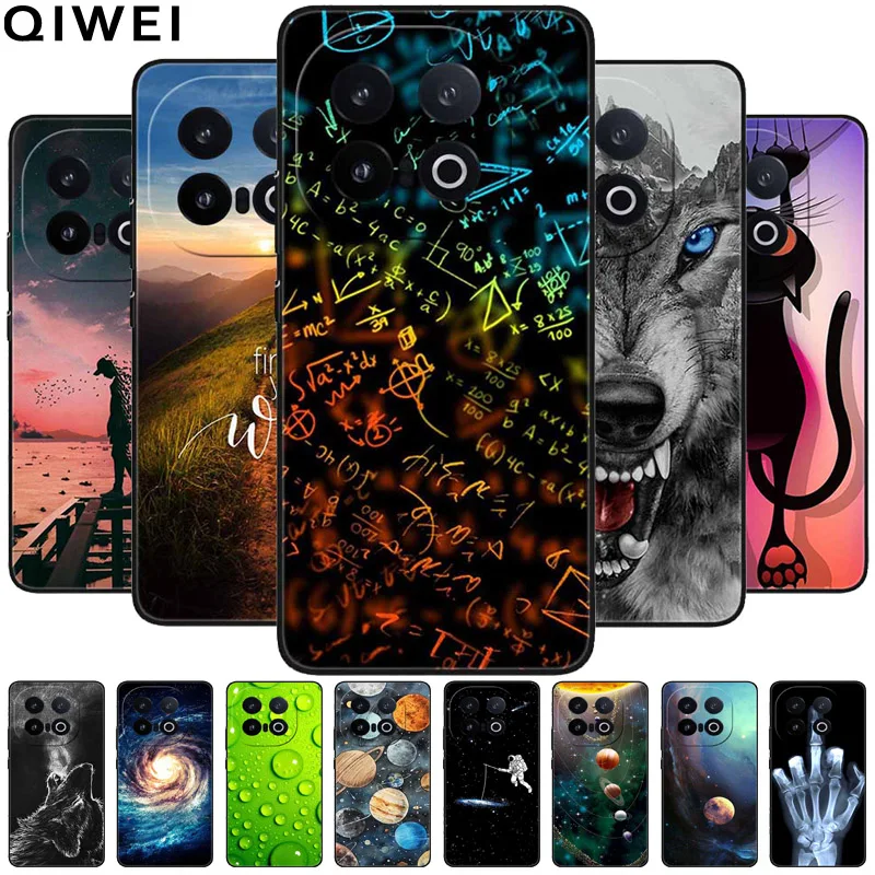 For Vivo iQOO 13 5G Case 6.82'' Cool Pained Silicone TPU Soft Phone Covers for Vivo iQOO 13 V2408A Protective Back Shells iqoo13