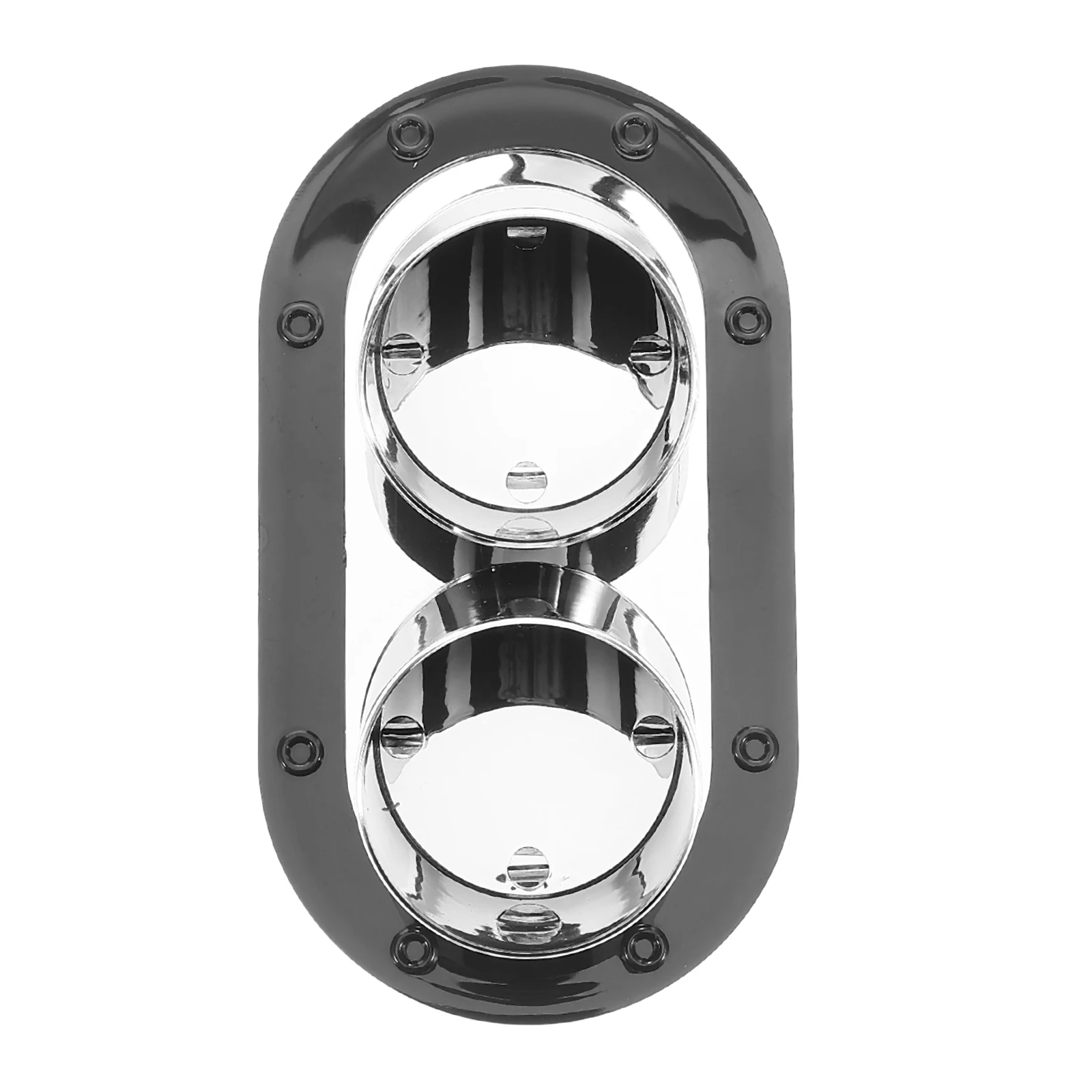 

Fake Exhaust Outlet Tip Automotive Bumper Decor Scratch Resistant Universal Fit Easy Install Car Styling Decorative Vehicle