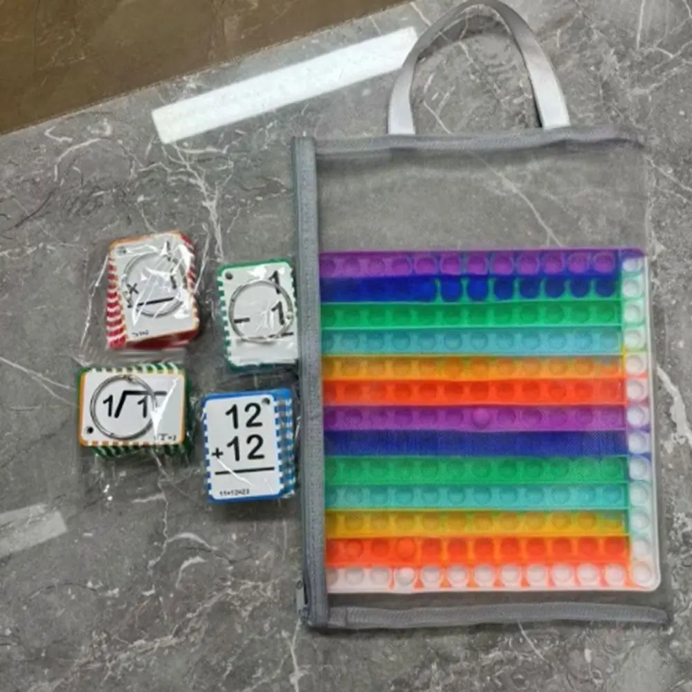 就学前教育のための数学そわそわおもちゃ、タイムテーブルグラフ、マルチ数学カードとの乗算フラッシュカード、学習ツール、ポップする