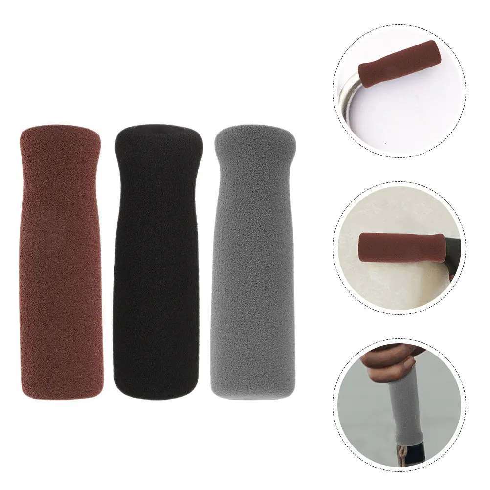 

Набор из 6 эргономичных многоразовых нескользящих утолщенных накладок для ручек тростей и костылей, для пожилых людей и людей с ограниченными возможностями