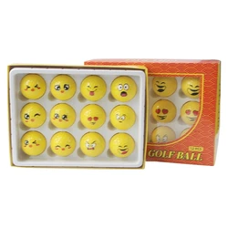 12Pcs Unique Practice Golf Balls Funny Golf Balls for Course Play, Practice Dropship