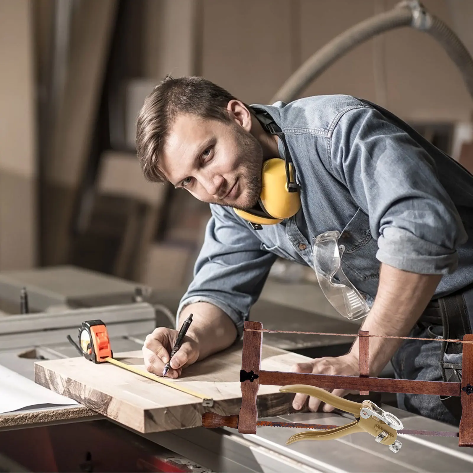 

Saw Set Plier Adjustable Steel Jaw For Saw Blade Tooth Alignment Woodworking Tool Multi-Use Manual Sawset Adjustment Plier