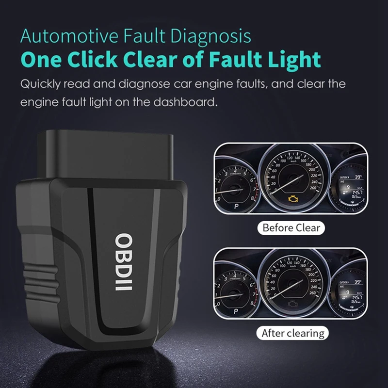 V011 OBD2 Scanner Car Diagnostic Detector Error Code Cleaner Tool Bluetooth 5.4 For IOS Android Auto Scan Repair Tools