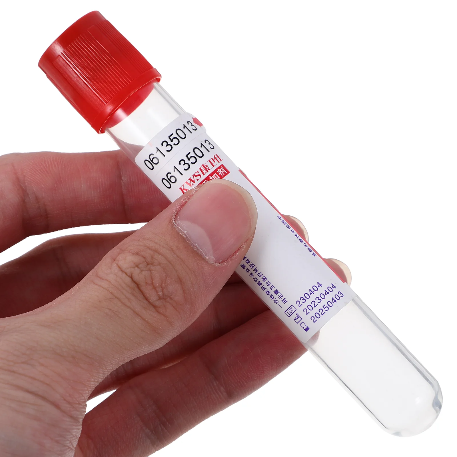 100 ks 10ml krev sbírání trubice jednorázové trubek vacuum s zakrýt test sklo záporné měrný tlak