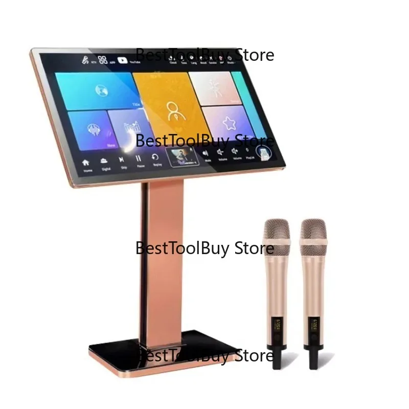 Machine 21.5 Inch 4IN1 2t House Party Machine Karaoke Set Intelligent Song Selection Karaoke Player