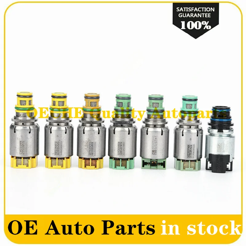 7pcs/lot  6T45E 6T40 Transmission shift Solenoid for Chevrolet Cruze Epica Lacetti Astra Antara Saab 9'4 Refurbished