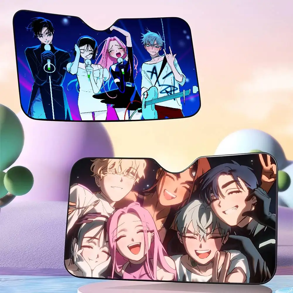 

Популярный аниме A-alien S-stage автомобильный солнцезащитный козырек на лобовое стекло складной милый забавный солнцезащитный козырек от Vincent для автомобиля, грузовика, внедорожника, блоки