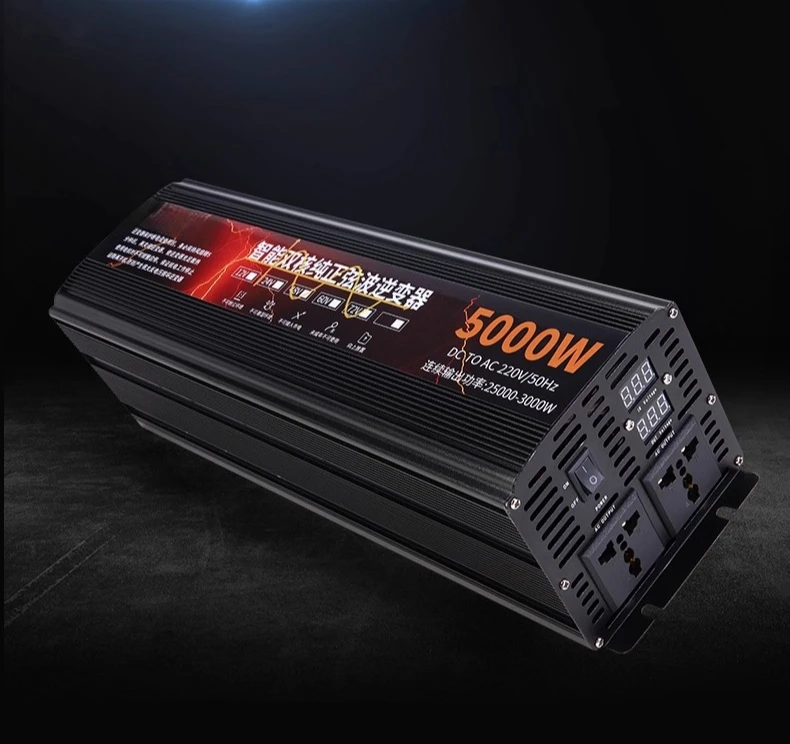Pure sine wave high-power inverter, universal for trucks, battery conversion booster