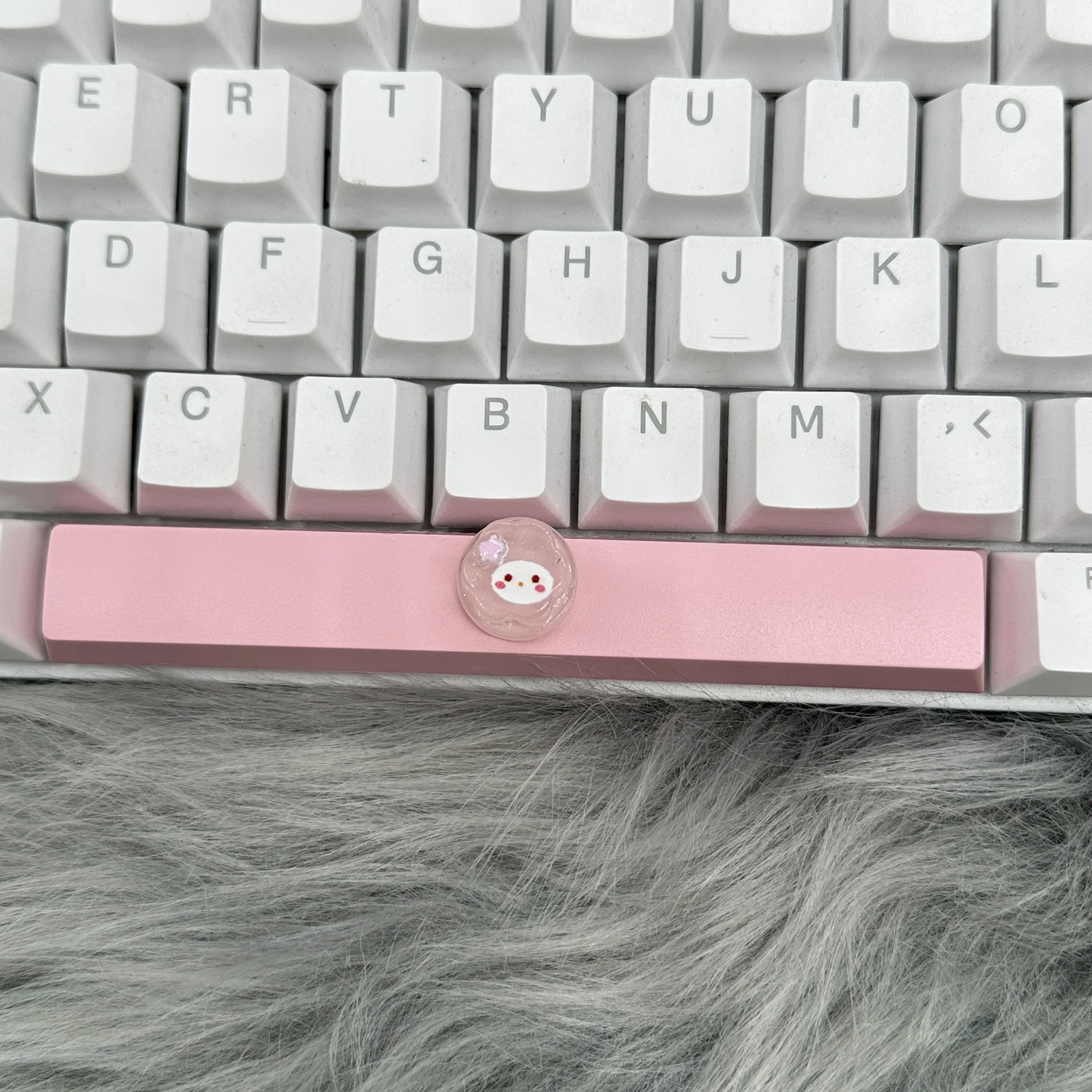 New DIY Customized Sanrio Kuromi Keycaps 6.25u Space Keycaps Mechanical Keyboard Keycaps Decorative Gifts